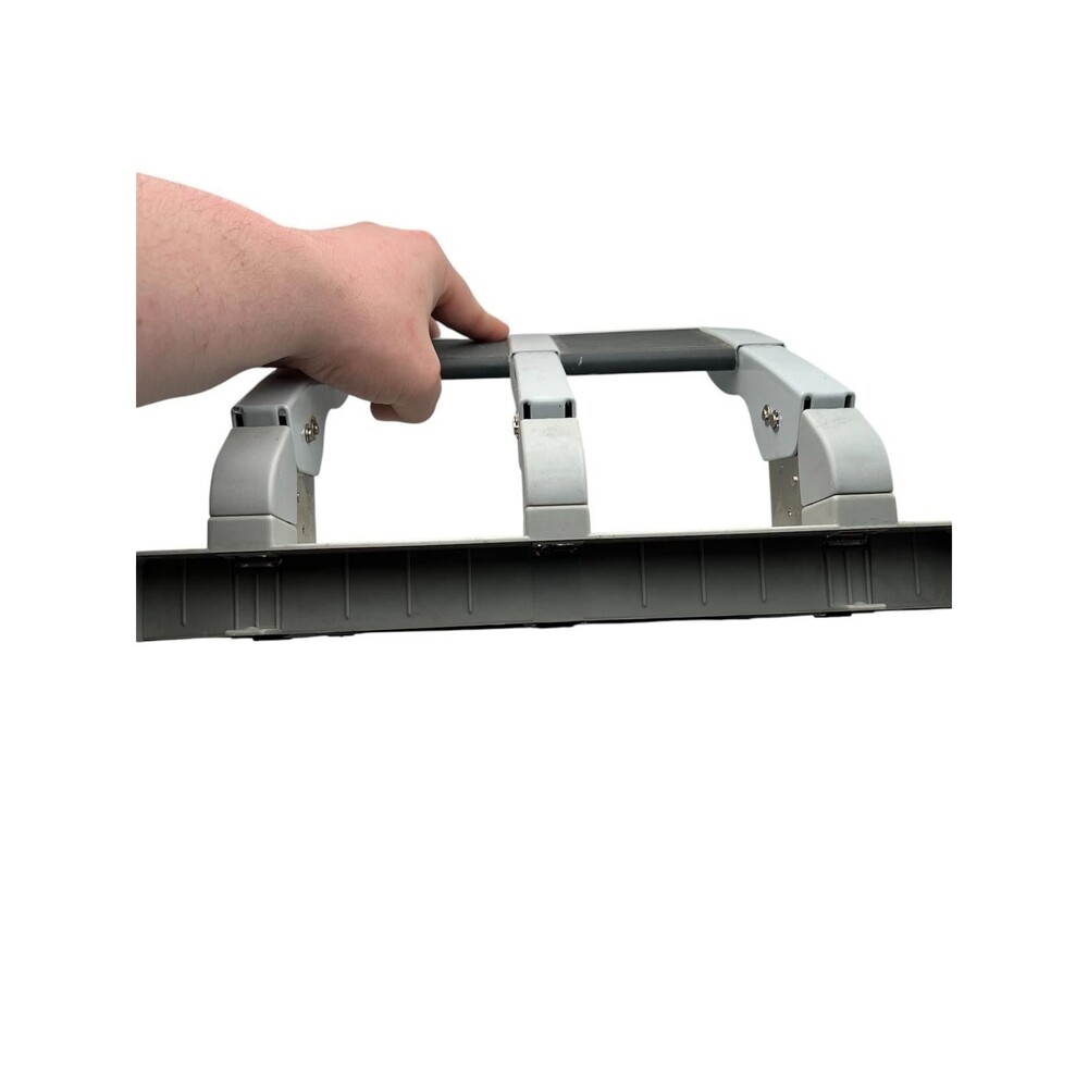 Swingline 75 Sheet Heavy Duty 3 Hole Punch Adjustable 9/32 Gray Office TESTED - Picture 4 of 7